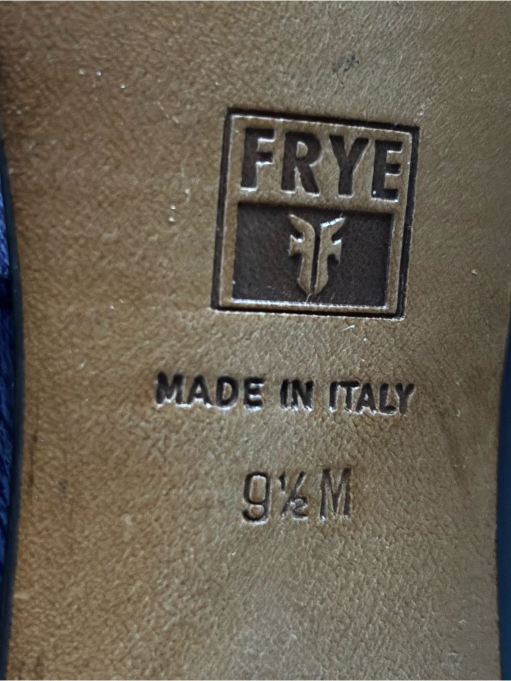 Custom FRYE Purple, Green & Brown Lace-Up Fringe Leather Boots - Picture 10 of 13